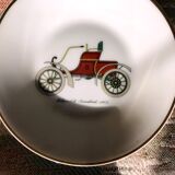 Vintage mocha service collection 6 cups cars real limoges porcelain of paris