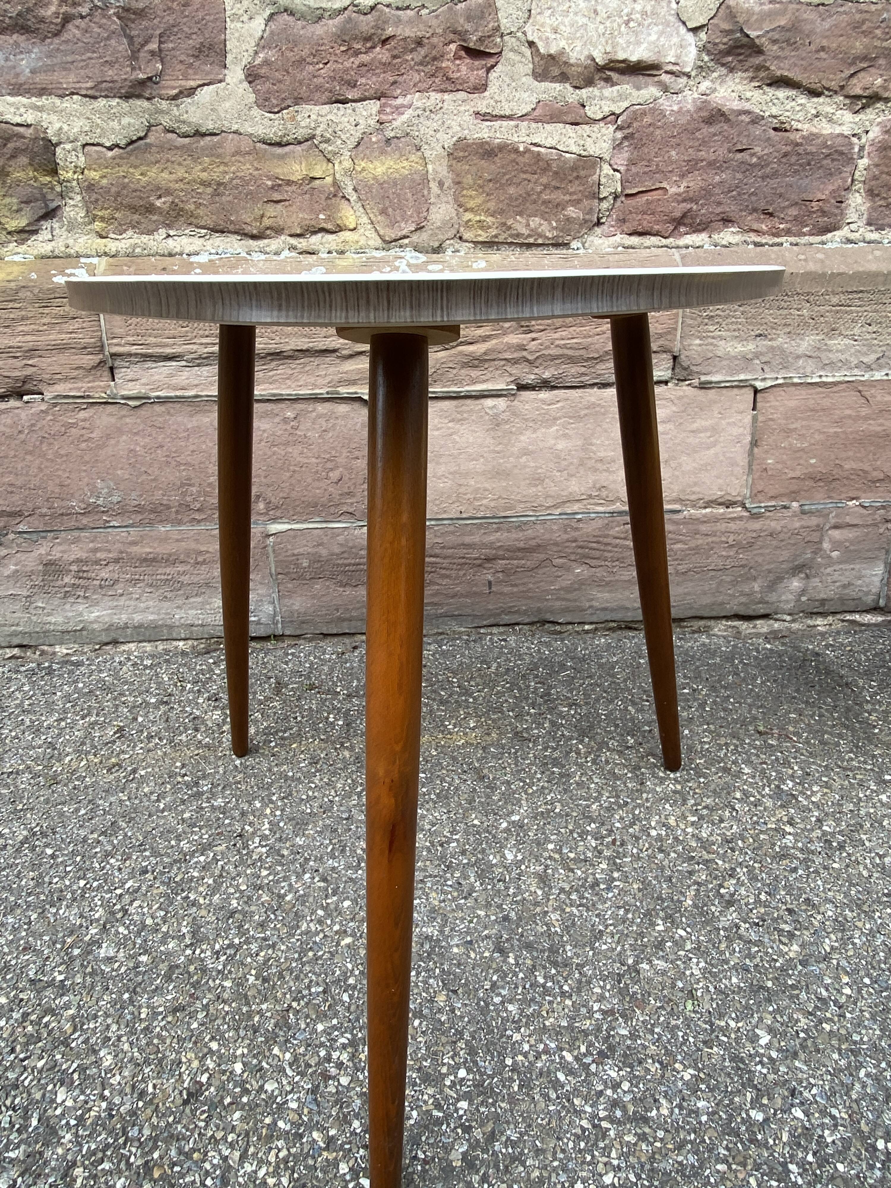 vintage Scandinavian coffee table midcentury 60s formica