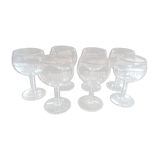 Set of 7 Pelforth beer glasses