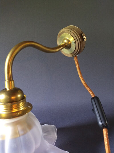 Tulip frosted glass wall lamp