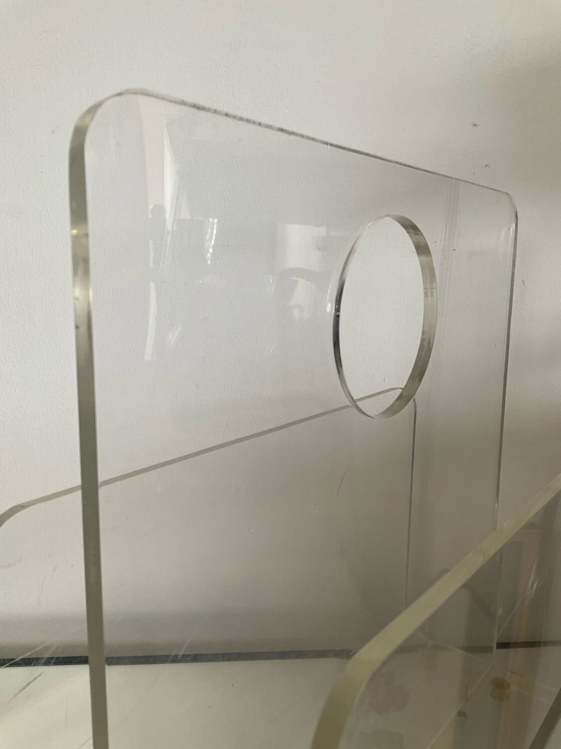 Vintage Plexiglas Magazine Rack