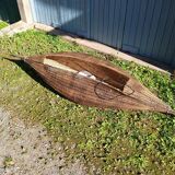 Suspension / large wicker basket