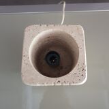 Travertine lamp 1970