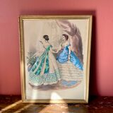 Engraving "Illustrated fashion" Anaïs Toudouze