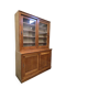 Vintage industrial wooden display cabinet / cupboard / laboratory cabinet