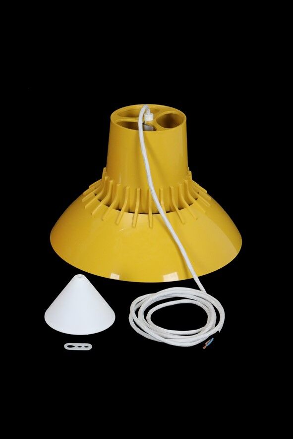 Yellow Nordisk Solar Compagni / Svend Middelboe  “Nord-Lite” pendant lamp