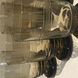 70's vintage engraved glasses