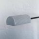 Vintage Italian Memphis Era Desk Lamp in White Perforated Metal, Orientable Arm