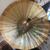 Parapluie japonais peint à la main vintage