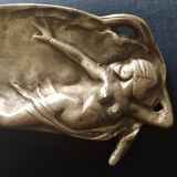 Empty pocket bronze art nouveau