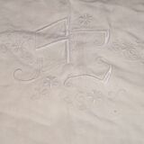 Metis or former linen cloth to 3 rows of days with returns