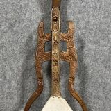 Gusle or gusla Serbian musical instrument with one string circa 1900-1940