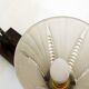 Lampe art déco cygnes à poser