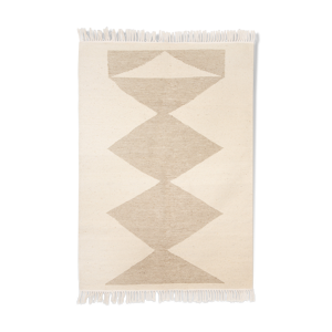 kilim berbere ecru avec