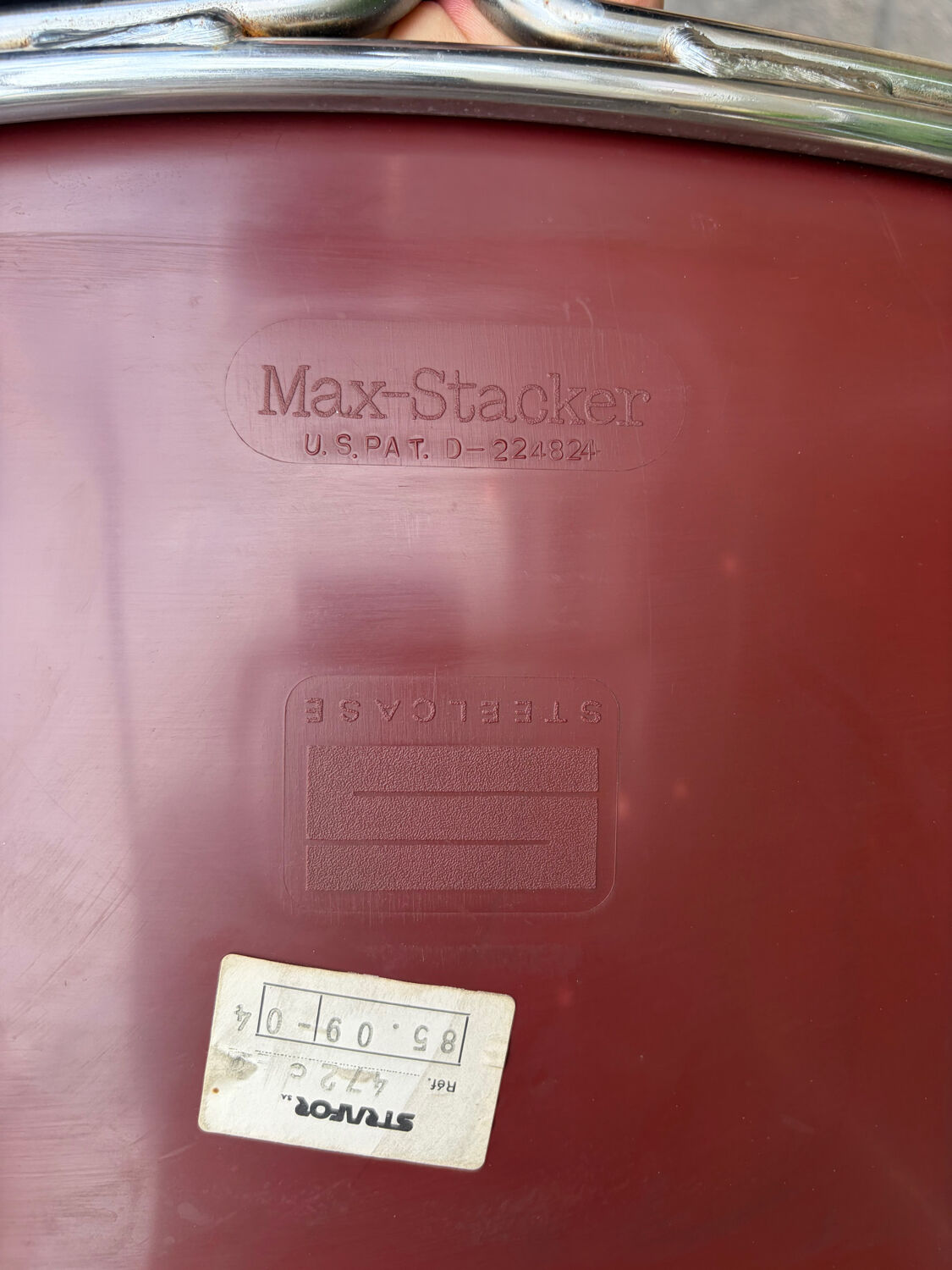 4 Max Stacker chairs by Steelcase, 1970s