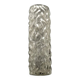 Mid-century modern vase, transparent glass, Poland, 1970s