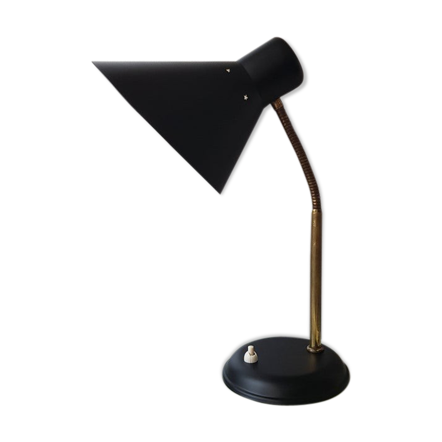 Vintage Halla Zeist vintage Office lamp years 60