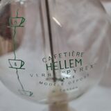 Hellem coffee maker, pyrex with burner