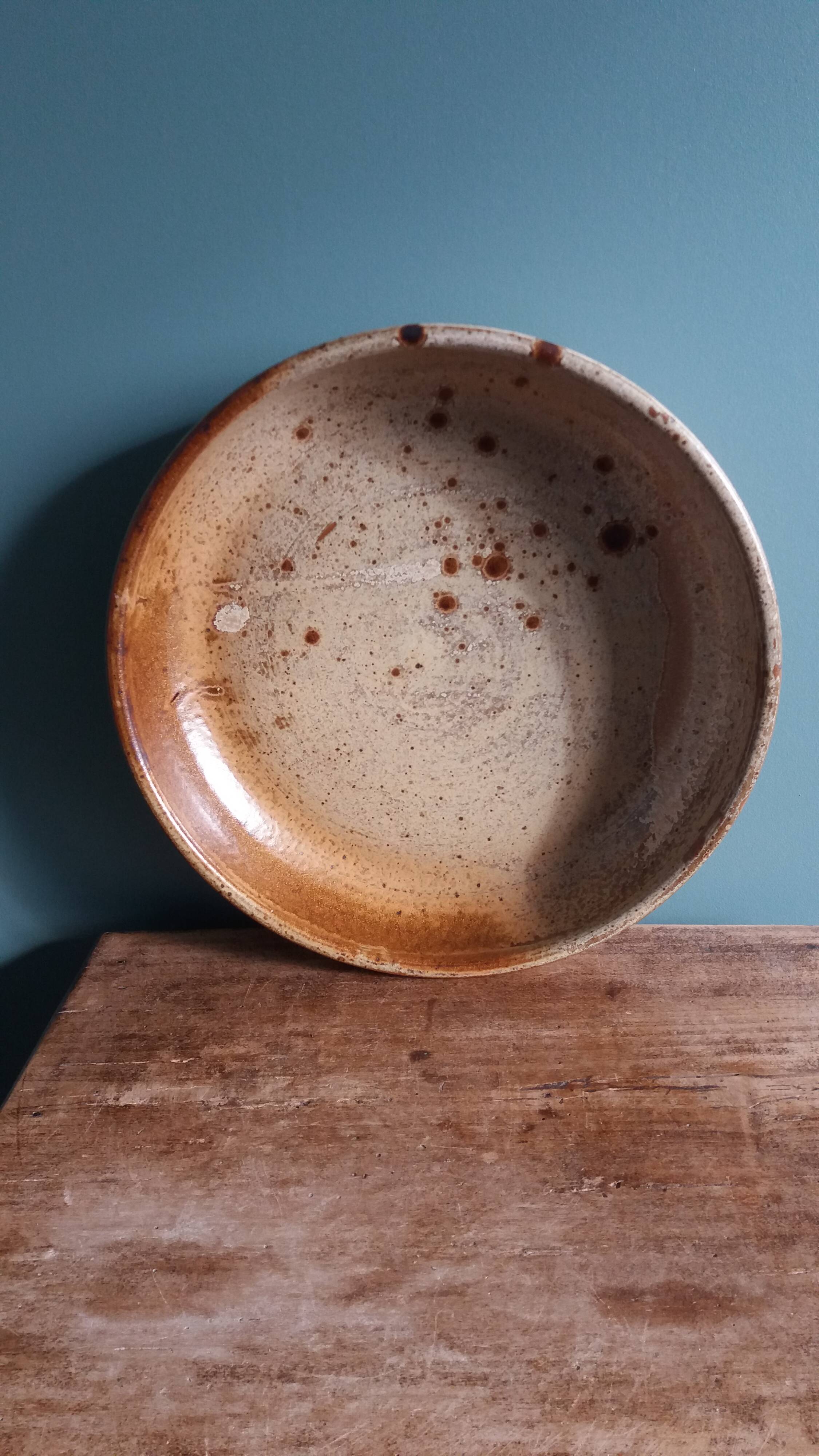 Earthenware salad bowl from Puisaye, Jean-Pierre Prud’homme