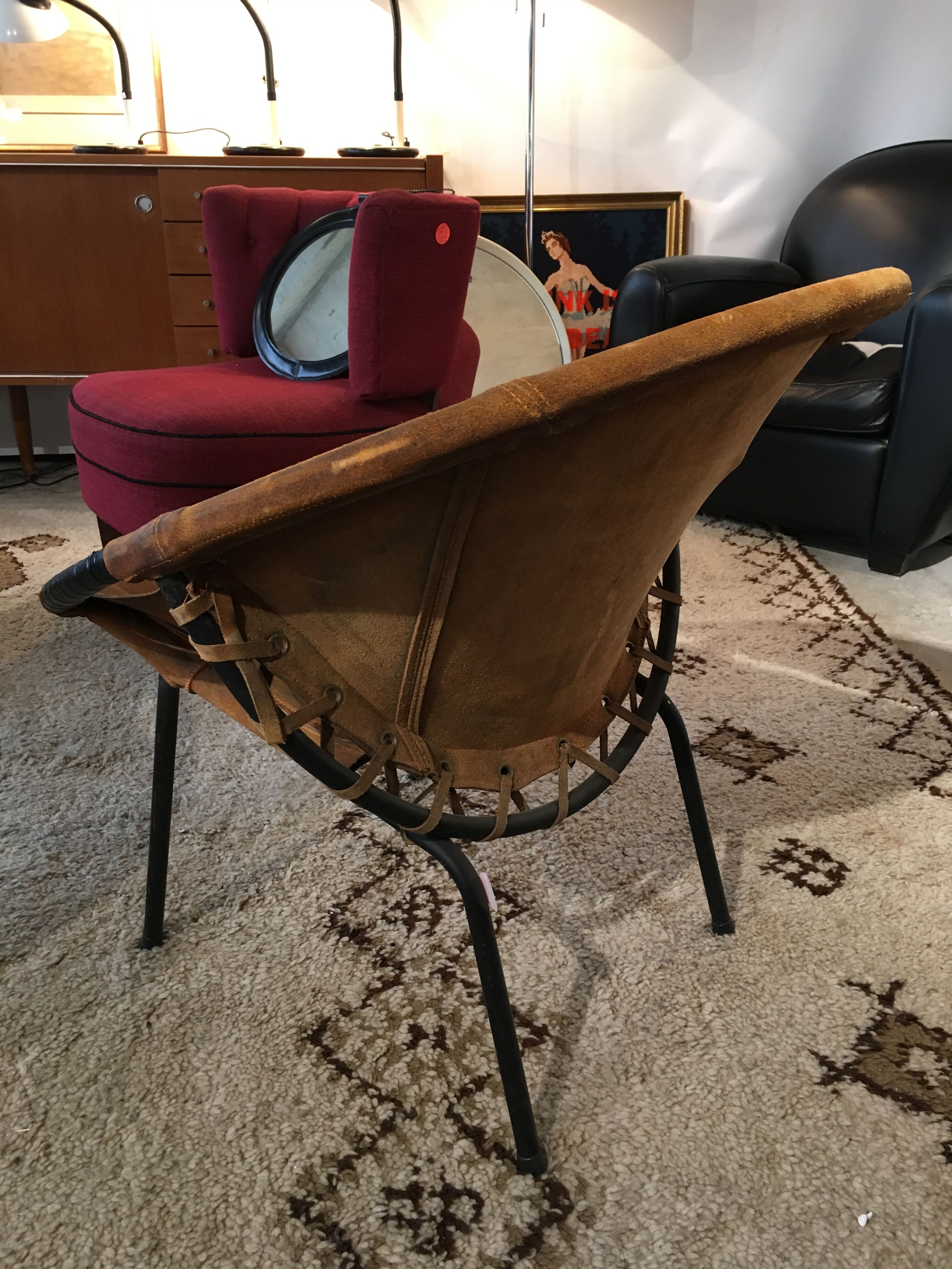 Pair of Lusch Erzeugnis armchairs