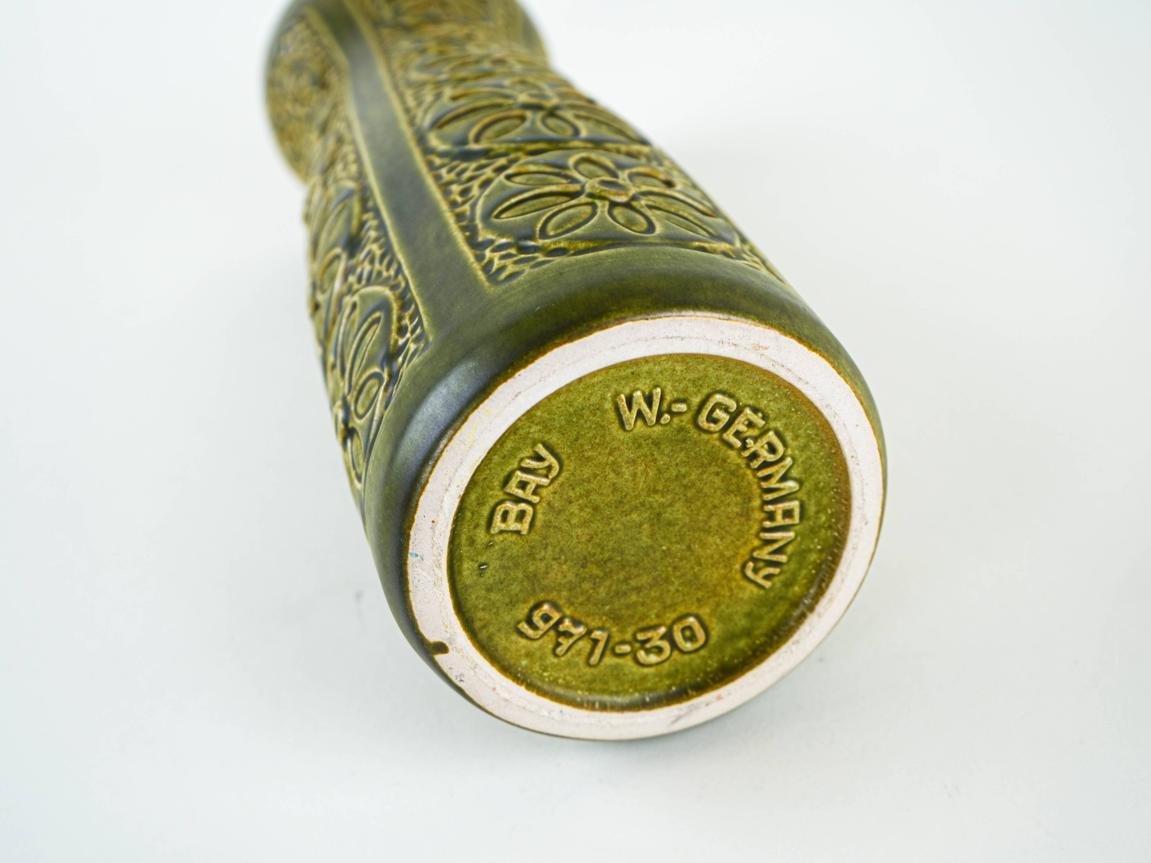 Ceramic vase, German design, 1970s, made in West Germany