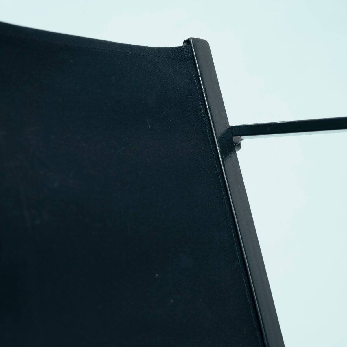 Vintage cubic steel canvas armchair by Radboud van Beekum by Pastoe, 1984