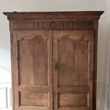 Antique solid wood wardrobe (oak)