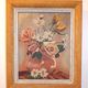 Oil painting on canvas signed H.Simon Bouquet of flowers 1930