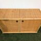 Low buffet / sideboard Dal Vera bamboo rattan vintage 1970s