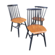 Lot of 3 chairs Fanett by Ilmari Tapiovaara 1960
