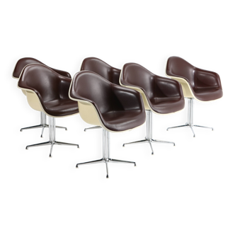 Dax chairs by Ray and Charles Eames for Vitra, 1960s, Set of 6