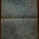 Old map of the Roanne, Digoin, La Palisse region.