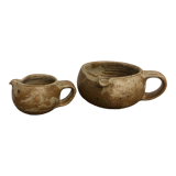 Lot pot grès
