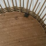 Rattan sun mirror