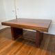 Table de salle à manger Art Déco en bois massif