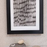 Dessin abstrait 2 noir et blanc au fusain
