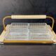 Art Deco Mirrored Appetizer Tray
