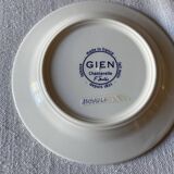 Paire d'assiettes à pain en faïence de Gien "Chanterelle"