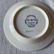 Pair of earthenware bread plates from Gien "Chanterelle"