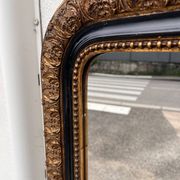 Grand miroir doré