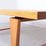 Table basse llum Wikkelsø en chêne modèle Ml 115 pour a/S Mikael Laursen, 1960s