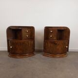 Pair of Art Deco bedside tables