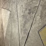 Georges Ferrato - Brutalist painting Cement on canvas