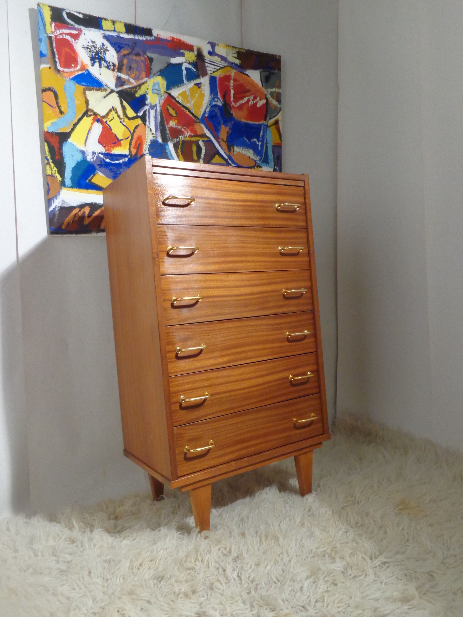 Chest of drawers vintage 60s