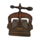 Cast iron notary press