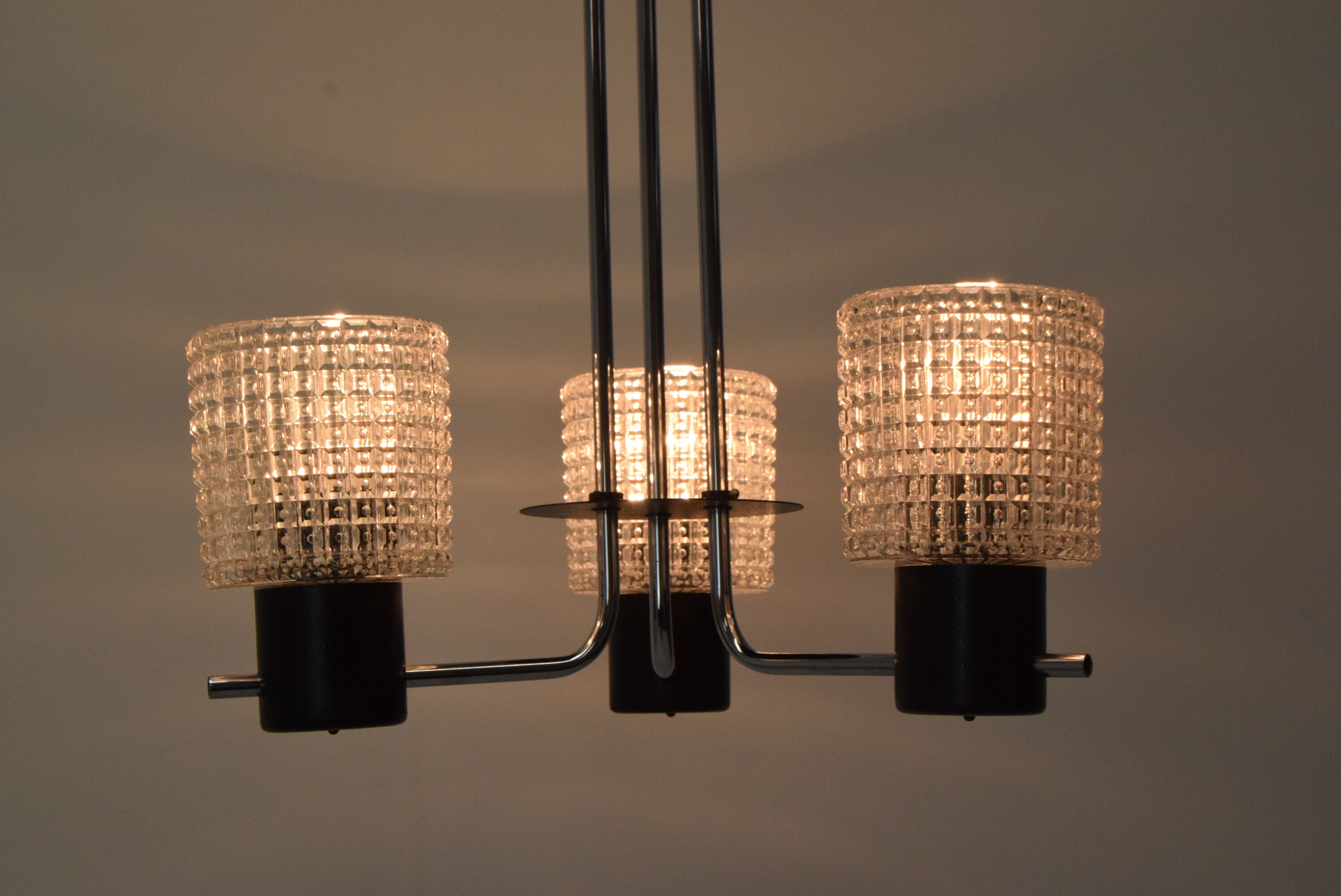 Mid-Century Chandelier Instala Jílové u Děčína 1960´s