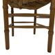 Art Deco chair minimalist oak wicker minimalist design