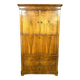 Louis Philippe - Charles X period secretary cabinet in blond walnut