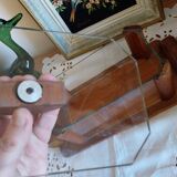 Art Deco box in glass and wood