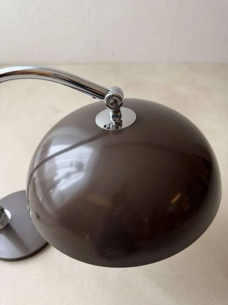 Hala desk lamp model 144 Busquet bronze brown 1950s